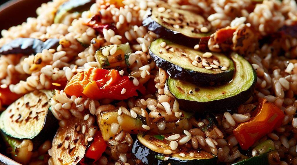 Salada de Grãos com Legumes Grelhados: Nutrição e Emagrecimento em um Prato! 1 Salada de Grãos com Legumes Grelhados: Nutrição e Emagrecimento em um Prato!