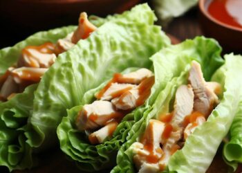 Rolinhos de Alface com Frango: Sabor e Emagrecimento em um só Prato!
