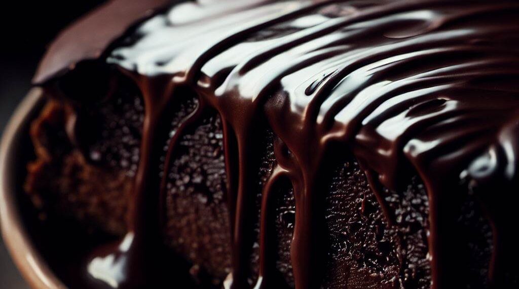 Torta de Chocolate Rica com Ganache: Um Deleite Decadente 1 Torta de Chocolate Rica com Ganache: Um Deleite Decadente