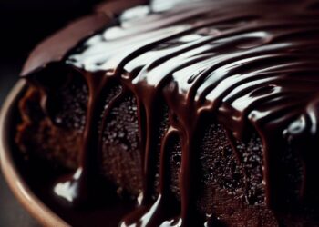 Torta de Chocolate Rica com Ganache: Um Deleite Decadente