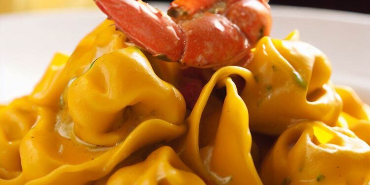 Delicie-se com Tortellini de Lagosta ao Molho de Açafrão 2 Delicie-se com Tortellini de Lagosta ao Molho de Açafrão