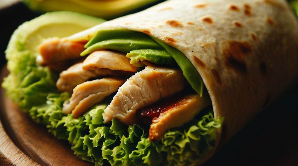 Wrap de Frango com Abacate: Combinação Perfeita para Perder Peso! 1 Wrap de Frango com Abacate: Combinação Perfeita para Perder Peso!