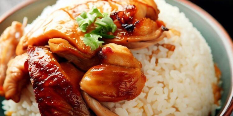 Arroz de Frango de Cingapura: O Prato Nacional Aromático e Saboroso 3 Arroz de Frango de Cingapura: O Prato Nacional Aromático e Saboroso