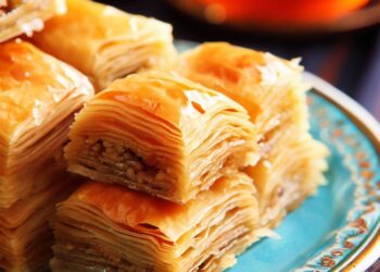 Baklava Turca: Doçura Folhada com Nozes e Mel