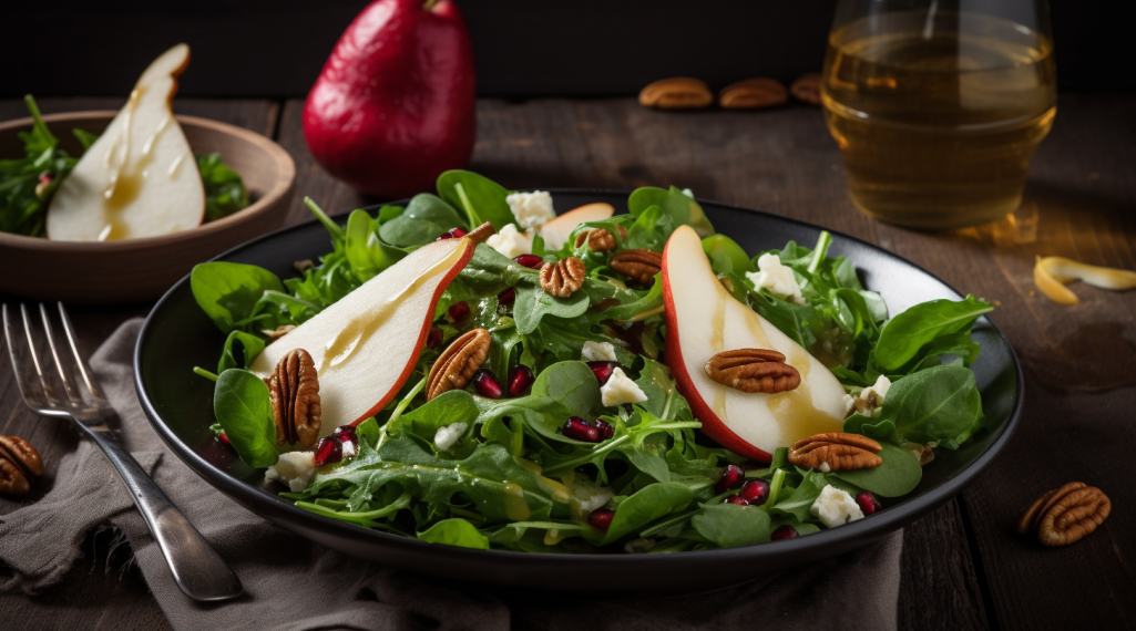 Salada de Rúcula com Pera: Doce Prazer com Zero Culpa! 1 Salada de Rúcula com Pera: Doce Prazer com Zero Culpa!