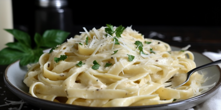 Receita Autêntica de Fettuccine Alfredo com Queijo Parmesão - Massa Deliciosamente Cremosa 3 Receita Autêntica de Fettuccine Alfredo com Queijo Parmesão - Massa Deliciosamente Cremosa