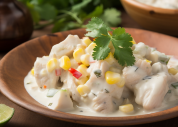 Ceviche de Peixe Branco com Leite de Coco Cremoso: Uma Deliciosa Fusão de Sabores
