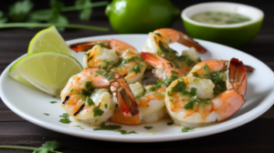 Camarões Grelhados com Molho de Coentros e Limão: Uma Receita Cheia de Sabor
