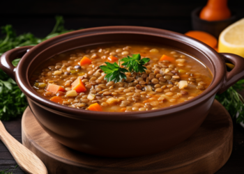 Sopa de Lentilha com Legumes: Sustância e Perda de Peso!