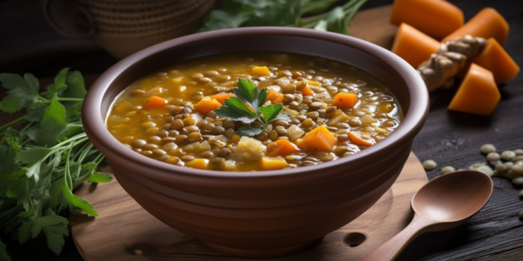 Sopa de Lentilha com Legumes: Sustância e Perda de Peso! 2 Sopa de Lentilha com Legumes: Sustância e Perda de Peso!