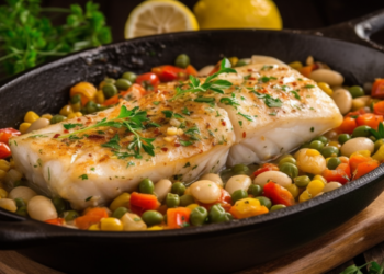 Peixe Assado com Legumes: O Prato Perfeito para Emagrecer!