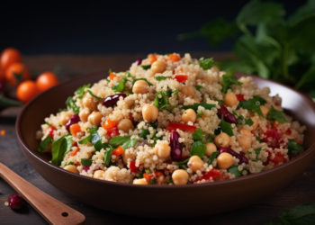 Salada de Quinoa e Grão-de-Bico: O Combo Mágico do Emagrecimento!