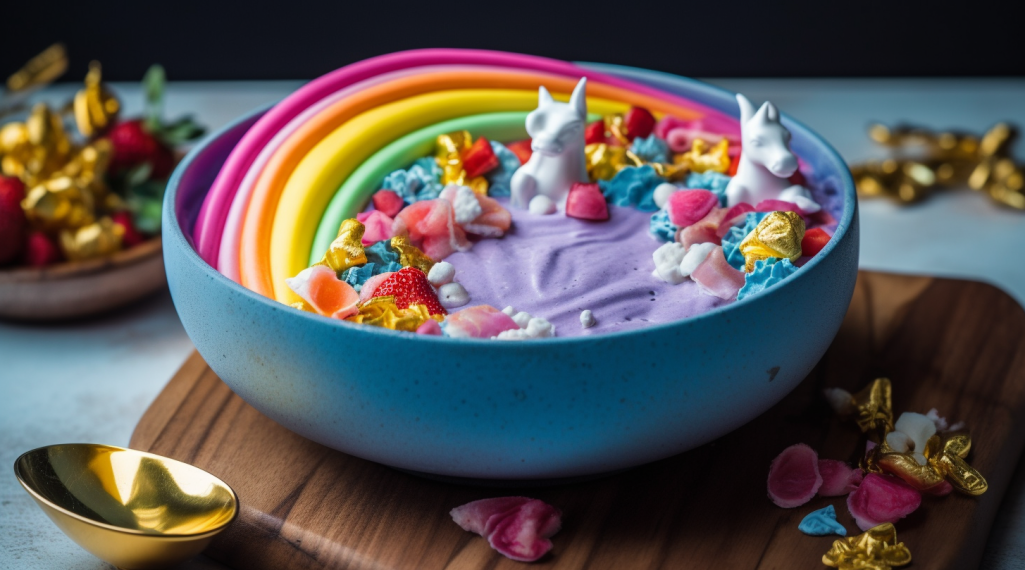 Smoothie Arco-Íris de Unicórnio: Aprenda a Fazer! 1 Smoothie Arco-Íris de Unicórnio: Aprenda a Fazer!