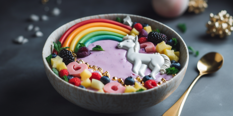 Smoothie Arco-Íris de Unicórnio: Aprenda a Fazer! 2 Smoothie Arco-Íris de Unicórnio: Aprenda a Fazer!