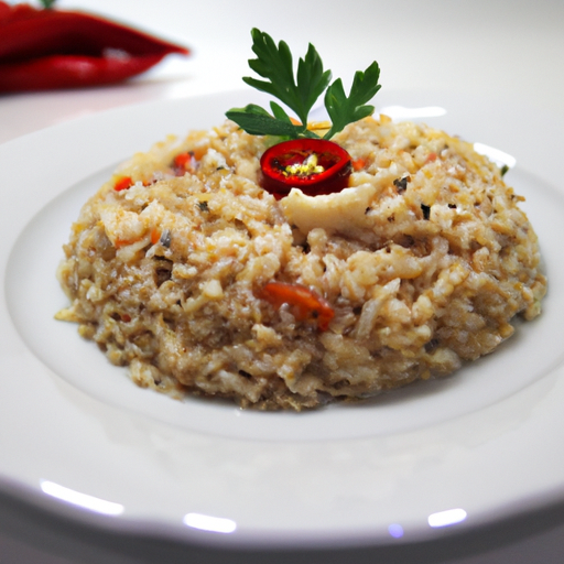 Risoto de Lula e Pimentão Vermelho 3 Risoto de Lula e Pimentão Vermelho