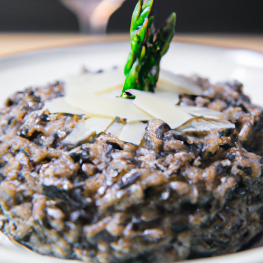 Risoto de Trufas Negras com Parmesão e Aspargos Frescos 1