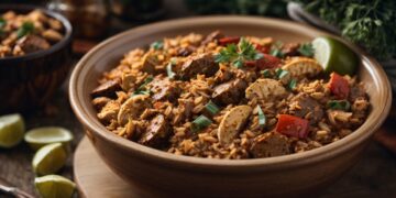 Jambalaya da Louisiana: Prato Picante com Frutos do Mar e Linguiça! 6 Jambalaya da Louisiana: Prato Picante com Frutos do Mar e Linguiça!