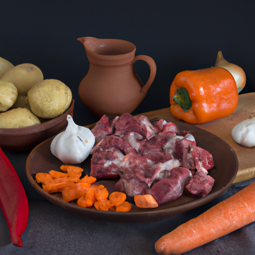 Receita Tradicional de Goulash Húngaro 3 Goulash Húngaro ingredients