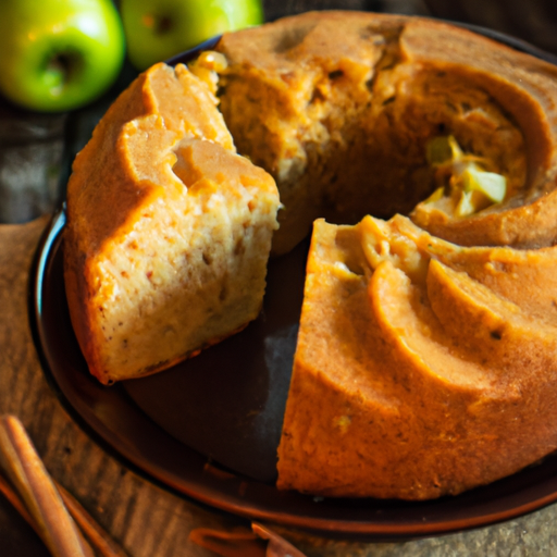 Bolo de Maçã e Canela Fit: Aconchego em Forma de Sobremesa 3 Bolo de Maçã e Canela Fit