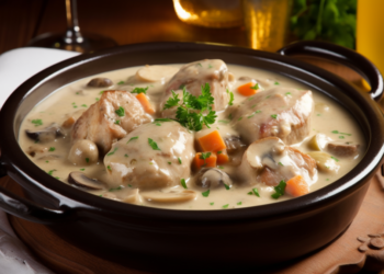 Blanquette de Veau: Ensopado de Vitela ao Molho Branco