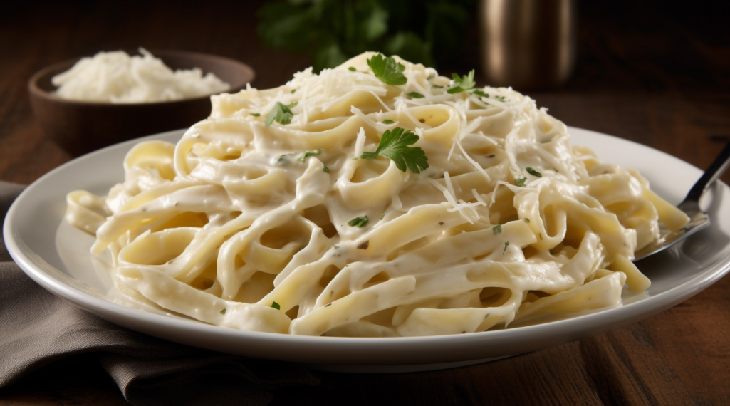 Fettuccine Alfredo: Cremoso 1 Fettuccine Alfredo: Cremoso
