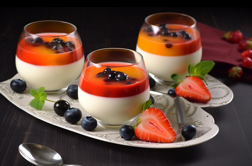 Panna Cotta com Calda de Frutas Vermelhas: Sobremesa Cremosa Italiana 1 Panna Cotta com Calda de Frutas Vermelhas: Sobremesa Cremosa Italiana