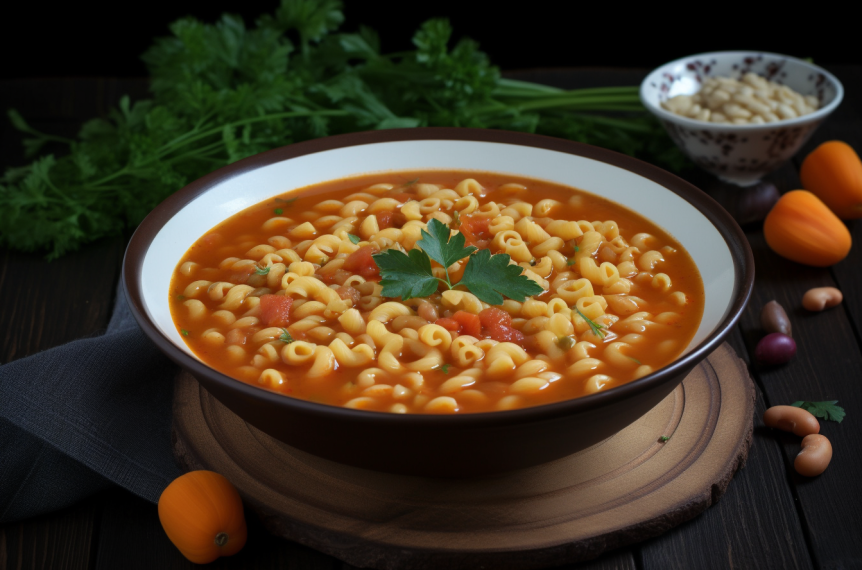 Pasta e Fagioli: Sopa de Massa e Feijão à Moda Italiana 1 Pasta e Fagioli: Sopa de Massa e Feijão à Moda Italiana