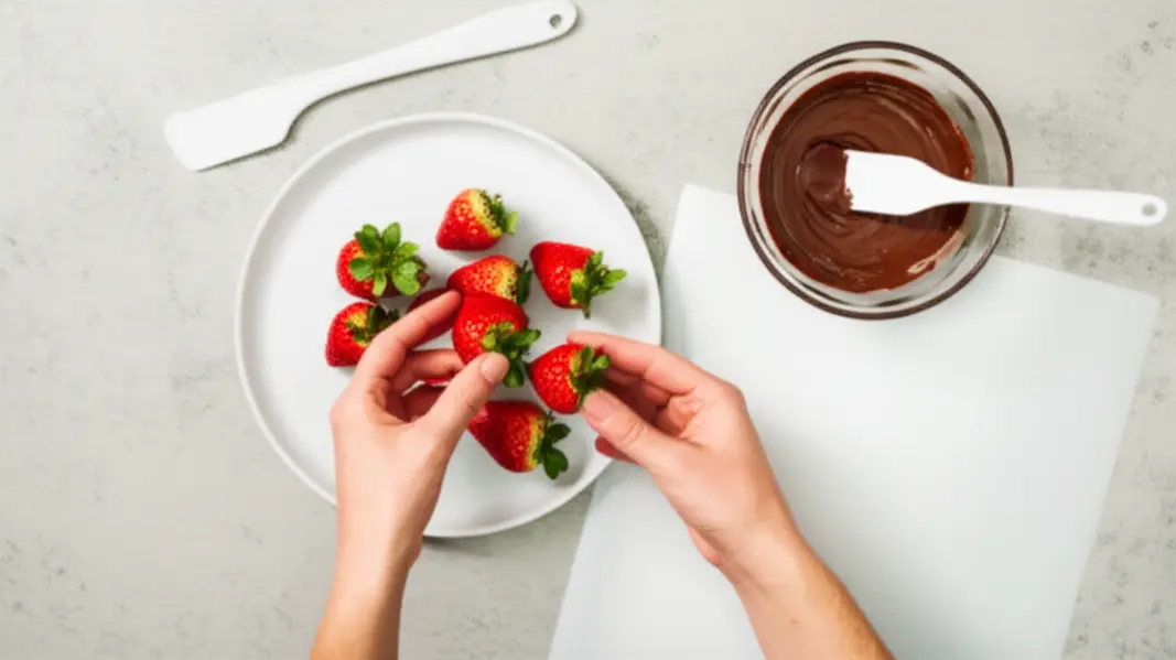 7 Segredos para Fazer Bombom de Morango com Chocolate Perfeito Receita prática passo a passo do bombom de morango com chocolate