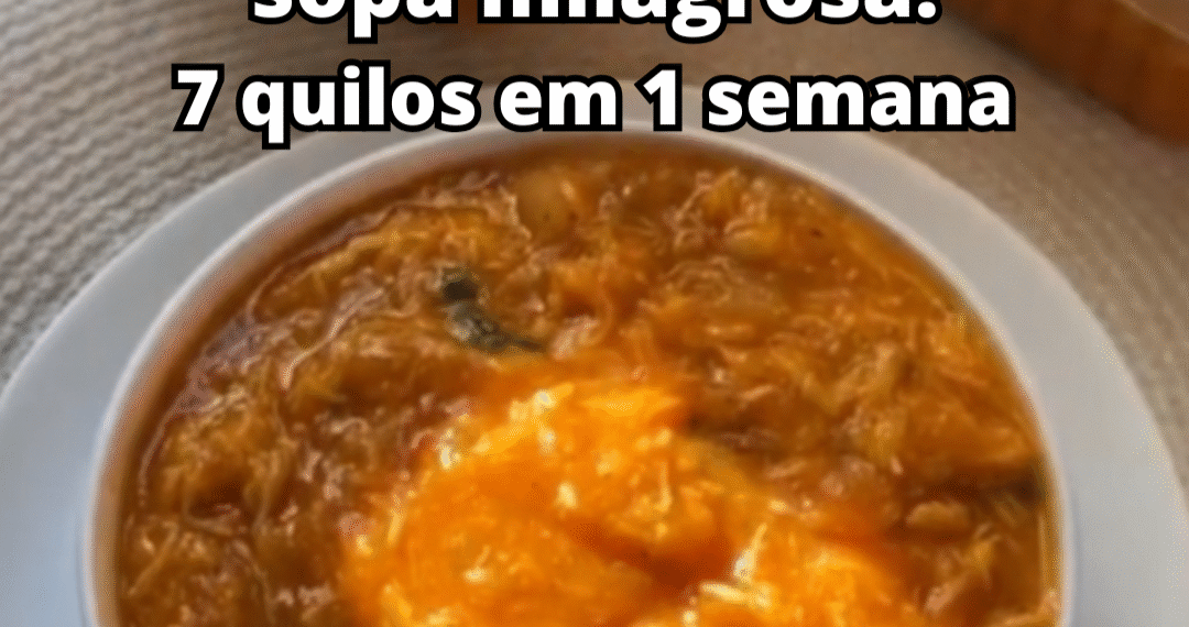 SOPA CREMOSA DE FRANGO